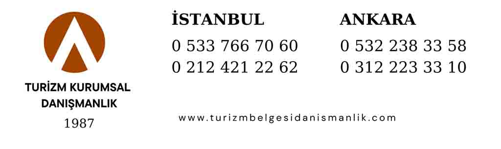 0533 7667060 TURİZM BELGESİ DANIŞMANLIK